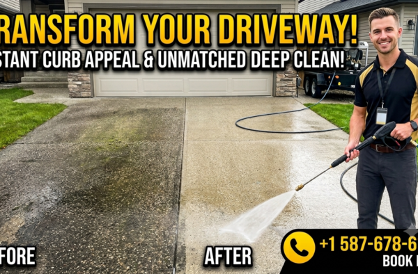 Instant Curb Appeal: Calgary Pressure Washing by Mr. Decor